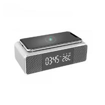 Carregadores Bright Sem Fio Por Indução Radio Relogio Bluetooth Branco 600