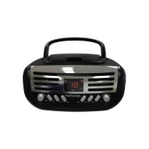 Carregamento superior portátil CD Boombox Memorex Retro com rádio AM/FM