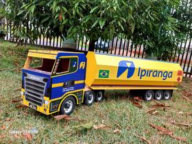 Carreta caminhão tanque Ipiranga Mandeira (mdf) ATENÇÃO COMPRE APENAS 1 PRODUTO POR COMPRA. OBRIGADA