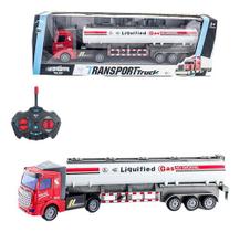 Carreta Controle Remoto Caminhão Baú Truck 4 Canais Grd