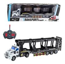 Carreta Controle Remoto Caminhão Baú Truck 4 Canais Grd