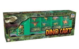 Carreta Dino Cart Dinossauros e Carros Infantil - Braskit