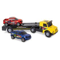 Carreta Extreme Plataforma com Carros - Samba Toys Carreta Extreme Plataforma com Carros - Samba Toys