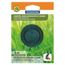 Carretel 1 Fio De Nylon 1,8mm Para Aparador De Grama Tramontina Com 5m Carretel 1 Fio De Nylon 1,8mm Para Aparador De Grama Tramontina Com 5m