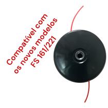 Carretel Automático Roçadeira Sthil FS 160/161/220/221/280 Perfil Alto Preto Com Nylon