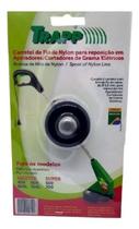 Carretel com Fio De Nylon para Aparador De Grama Elétrico Trapp Cor Preto e Verde