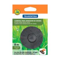 Carretel de 1 fio de nylon 1,6mm 78799/463 8 metros preto Tramontina