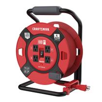 Carretel de cabo de extensão retrátil CRAFTSMAN 30m com 4 saídas Carretel de cabo de extensão retrátil CRAFTSMAN 30m com 4 saídas