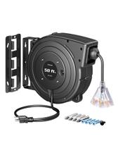 Carretel de cabo de extensão retrátil DEWENWILS 50FT 13A 1625W