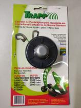 Carretel de fio de nylon para reposição em aparadores/cortadores de grama elétricos - Trapp
