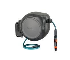 Carretel de Mangueira de Jardim Gardena 23m Retrátil Automático com Suporte Giratório Carretel de Mangueira de Jardim Gardena 23m Retrátil Automático com Suporte Giratório