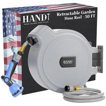 Carretel de Mangueira de Jardim HANDT 15 m Retrátil Automático com 10 Padrões Carretel de Mangueira de Jardim HANDT 15 m Retrátil Automático com 10 Padrões