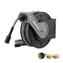 Carretel de Mangueira para Lavadora de Alta Pressão Giraffe Tools 18m 4000 PSI Carretel de Mangueira para Lavadora de Alta Pressão Giraffe Tools 18m 4000 PSI