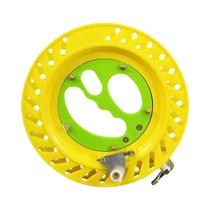 Carretel De Mão Roda Linha De Pesca Enrolador Anti Rolamento Reverso Armazenamento Spooler Bobina
