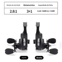Carretel de Pesca no Gelo ANATONO - Sistema de Queda Magnética Sem Torção de Linha