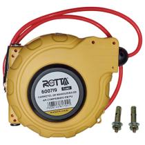Carretel Enrolador Mangueira Pneumática 8mm x 12mm - 10 m - ROTTA376