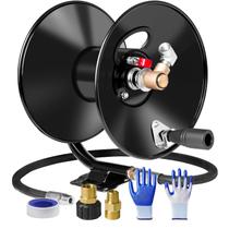 Carretel para Mangueira de Lavadora de Alta Pressão MEKOH 50 pés 4000 PSI em Metal Carretel para Mangueira de Lavadora de Alta Pressão MEKOH 50 pés 4000 PSI em Metal
