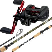 Carretilha Anti Cabeleira Vara Selena Camuflada Makis 15kg Carretilha Anti Cabeleira Vara Selena Camuflada Makis 15kg