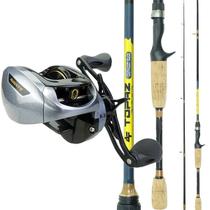 Carretilha Avante Slim Drag 9kg + Vara Topaz 12lbs Potência para Pacu e Tambaqui Lado:DireitoTamanho:Vara 1,68