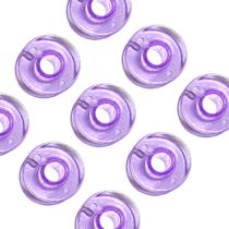 Carretilha Baixa Plástica Reta Doméstica 25 Unid Lilas