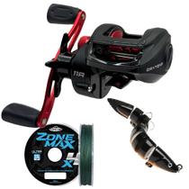 Carretilha Daytona Makis Fishing C/ Linha Multifilamento e Isca Articulado Carretilha Daytona Makis Fishing C/ Linha Multifilamento e Isca Articulado