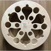 Carretilha De Madeira Para Pipa 15 POLEGADAS / 38 Cm Diâmetro Desenhada ***DIVERSOS MODELOS***