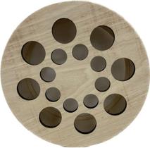 Carretilha De Madeira Para Pipa 38 Cm Diâmetro