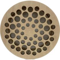 Carretilha De Madeira Para Pipa 49 Cm Multifuros 60 Furos