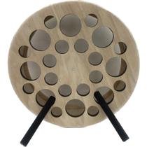 Carretilha de madeira Para Raia De Puxe * 15 polegadas * 38 Cm + Palito Auxiliador