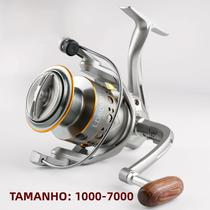 Carretilha De Pesca Giratória Rooblinos LD Com Carretel De Metal, Intercambiável Esquerda/Direita, Carretilha De Pesca Giratória Rooblinos LD Com Carretel De Metal, Intercambiável Esquerda/Direita,
