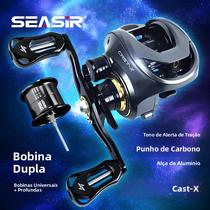 Carretilha De Pesca SEASIR Cast-X De Alta Velocidade 7.31 HS Com Relação De Engrenagem, Carretel Carretilha De Pesca SEASIR Cast-X De Alta Velocidade 7.31 HS Com Relação De Engrenagem, Carretel