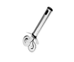 Carretilha Dupla Em Inox Para Cortar Massa Pastel Pizza Mimo