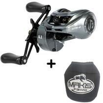 Carretilha Kawana Lite 11 Rolamentos Drag 7kg + Capa de Proteção Makis
