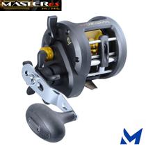 Carretilha Marine Perfil Alto Master Ex60 Drag 12Kg 7 Rolamentos Pesca Pesada
