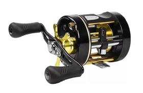 Carretilha marine sports caster power plus 400 - 6 rolamentos drag 6kg