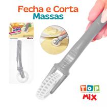 Carretilha Para Massas Cortador Fecha E Corta Massas Pastel Receitas