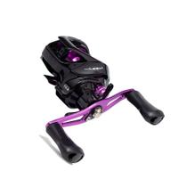 Carretilha para Pesca Maruri Luke Slim Black Purple Esquerda