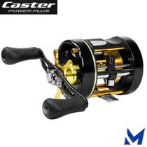 Carretilha Perfil Alto Marine Caster Power Plus 400 5.3:1 6 Rolamentos Drag 6Kg