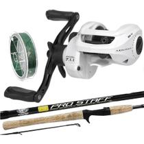 Carretilha Pesca 10000 Vara Albatroz Staff 1,68 Carbono