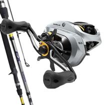 Carretilha Pesqueiro Avante BG Drag 15kg Vara Shimano 20lb