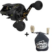 Carretilha Pesqueiro Black Pira 40lbs Carbono Capa Neoprene Makis Fishing
