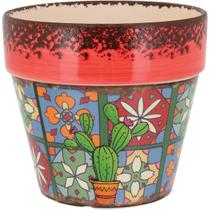 CARRICHE CACHEPÔ 15x17x17cm CERÂMICA COLOR CARRICHE CACHEPÔ 15x17x17cm CERÂMICA COLOR