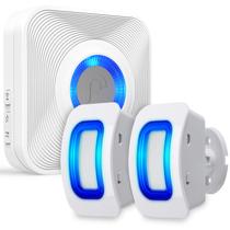 Carrilhão de porta sem fio Fosmon WaveLink com alarme de sensor de movimento