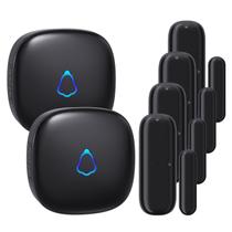 Carrilhão de porta sem fio METAK Door Open Sensor Alarme, alcance de 500 mL