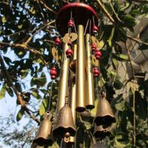 Carrilhão de Vento de Metal Grande para Jardim e Igreja - Decoração com Sinos