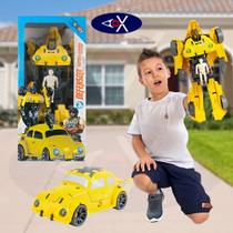 Carrinho 2 em 1 Robô Transformers Super Guardiões Vira Robô Brinquedo Infantil Menino