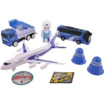 Carrinho a Friccao Police CAR KIT com 7 PCS