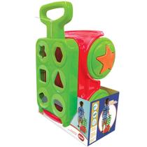 Carrinho Amicãozinho Pedagógico - Brinquedo Educativo - MK308 - Dismat
