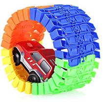 Carrinho Anda na pista Track Com 55 Peças Pista Mágica Pilha Carrinho Anda na pista Track Com 55 Peças Pista Mágica Pilha