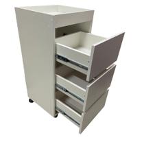 Carrinho auxiliar 4 Gavetas Mdf Multiuso Salão de Beleza Carrinho auxiliar 4 Gavetas Mdf Multiuso Salão de Beleza